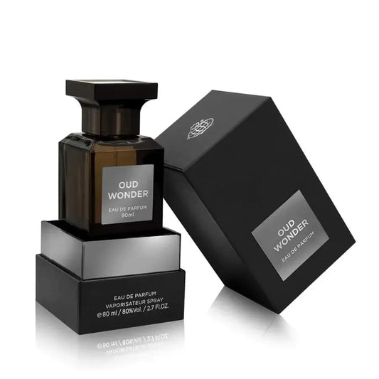 Oud Wonder Perfume 80ml EDP by Fragrance World + Oud Wood Oil Bundle