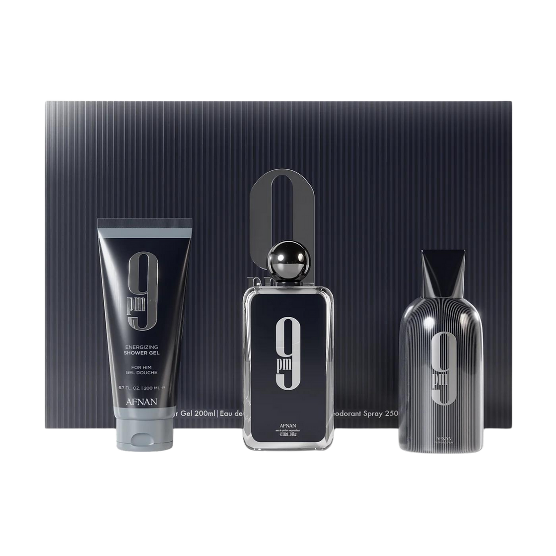 Afnan 9PM Gift Set with Afnan 9AM Dive Eau de Parfum Bundle