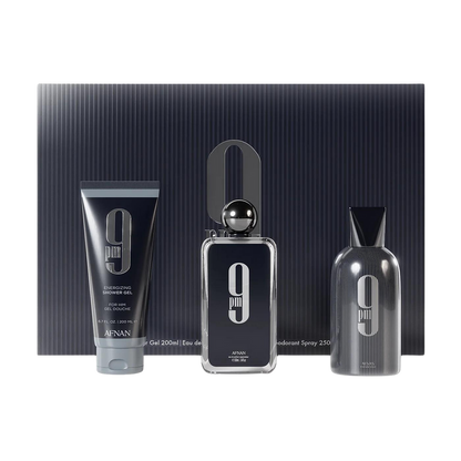 Afnan 9PM Gift Set with Afnan 9AM Dive Eau de Parfum Bundle