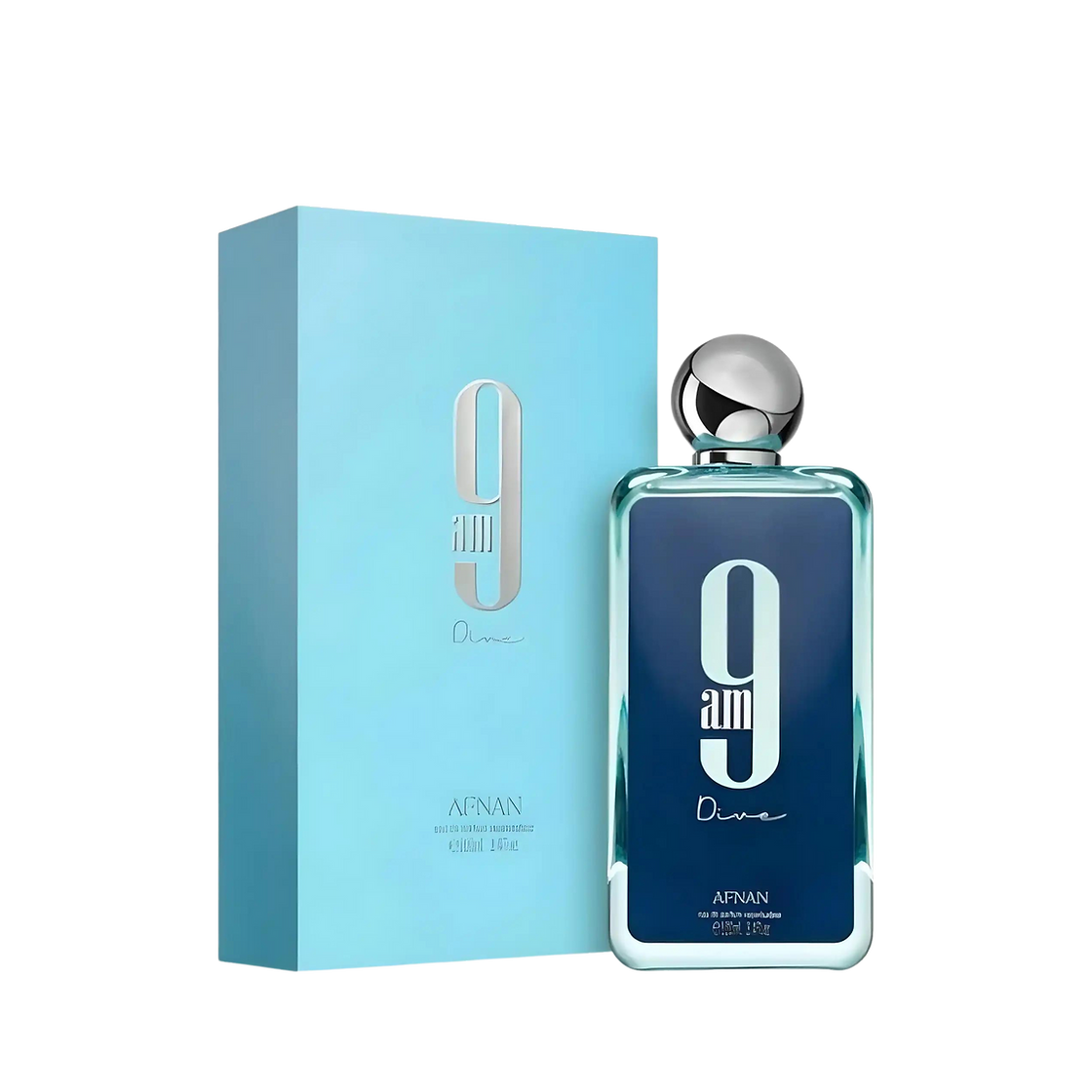 Afnan 9PM Gift Set with Afnan 9AM Dive Eau de Parfum Bundle