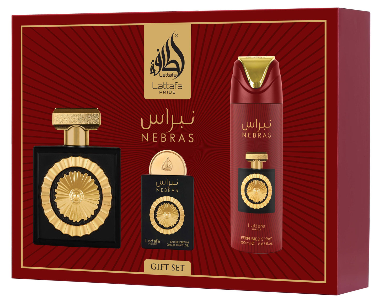 Nebras Gift Set By Lattafa Pride Eau de Parfum