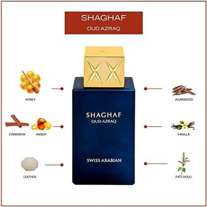 Shaghaf Oud Azraq Limited Edition 75ml Eau De Parfum by Swiss Arabian