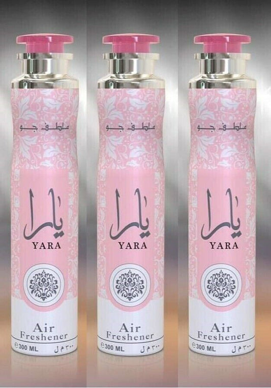 Lattafa Yara Room Spray 300ml Pack of 3 Bundle